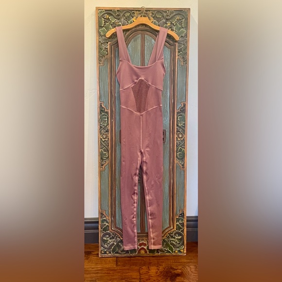NEW Free People Onesie in Mauve/Pink/Purple Women’s Size S-M - Picture 3 of 6